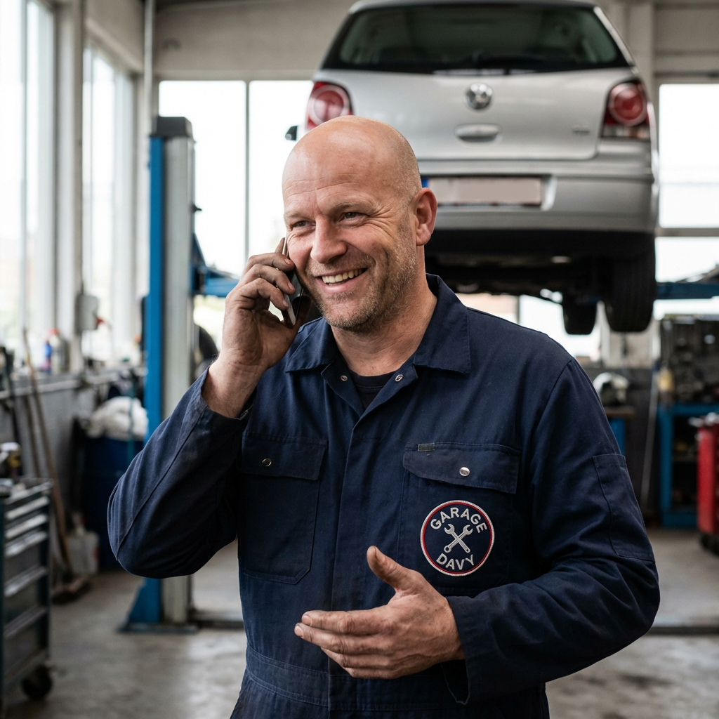 Davy Renard coördineert pech-intake vanuit de werkplaats