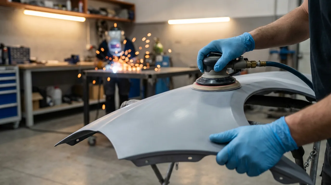 Schade-herstel werkplaats